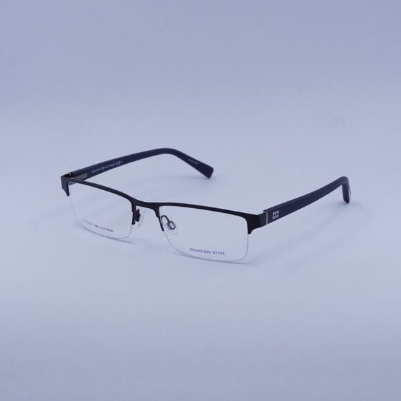 Tommy Hilfiger TH 1759 0FLL 00 Eyeglasses Matte Blue 54mm Rectangle Frame - Picture 5 of 11